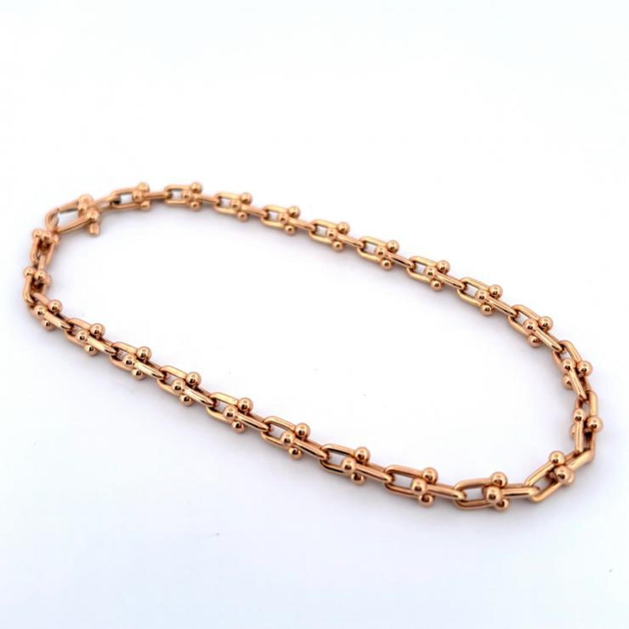 Tiffany Hardware Microlink Au750YG Bracelet RN0000028