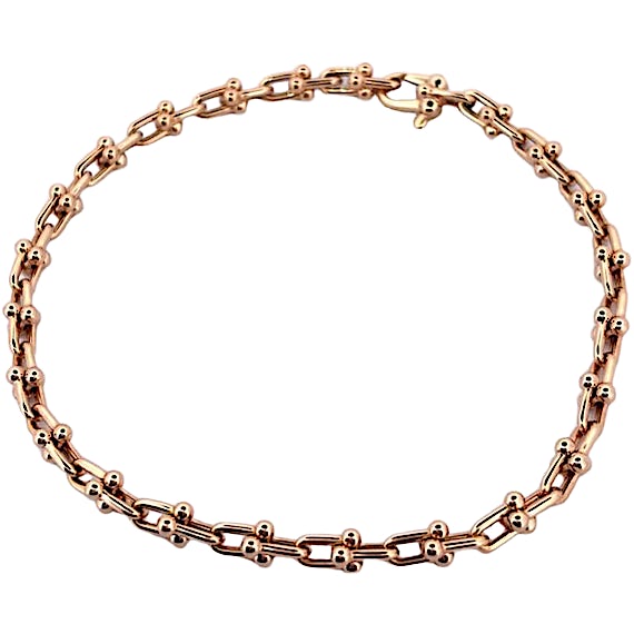 Tiffany Hardware Microlink Au750YG Bracelet RN0000028 Tiffany Hardware Microlink Au750YG Bracelet RN0000028