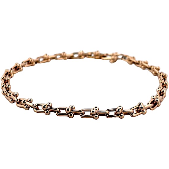 Tiffany Hardware Microlink Au750YG Bracelet RN0000028 Tiffany Hardware Microlink Au750YG Bracelet RN0000028