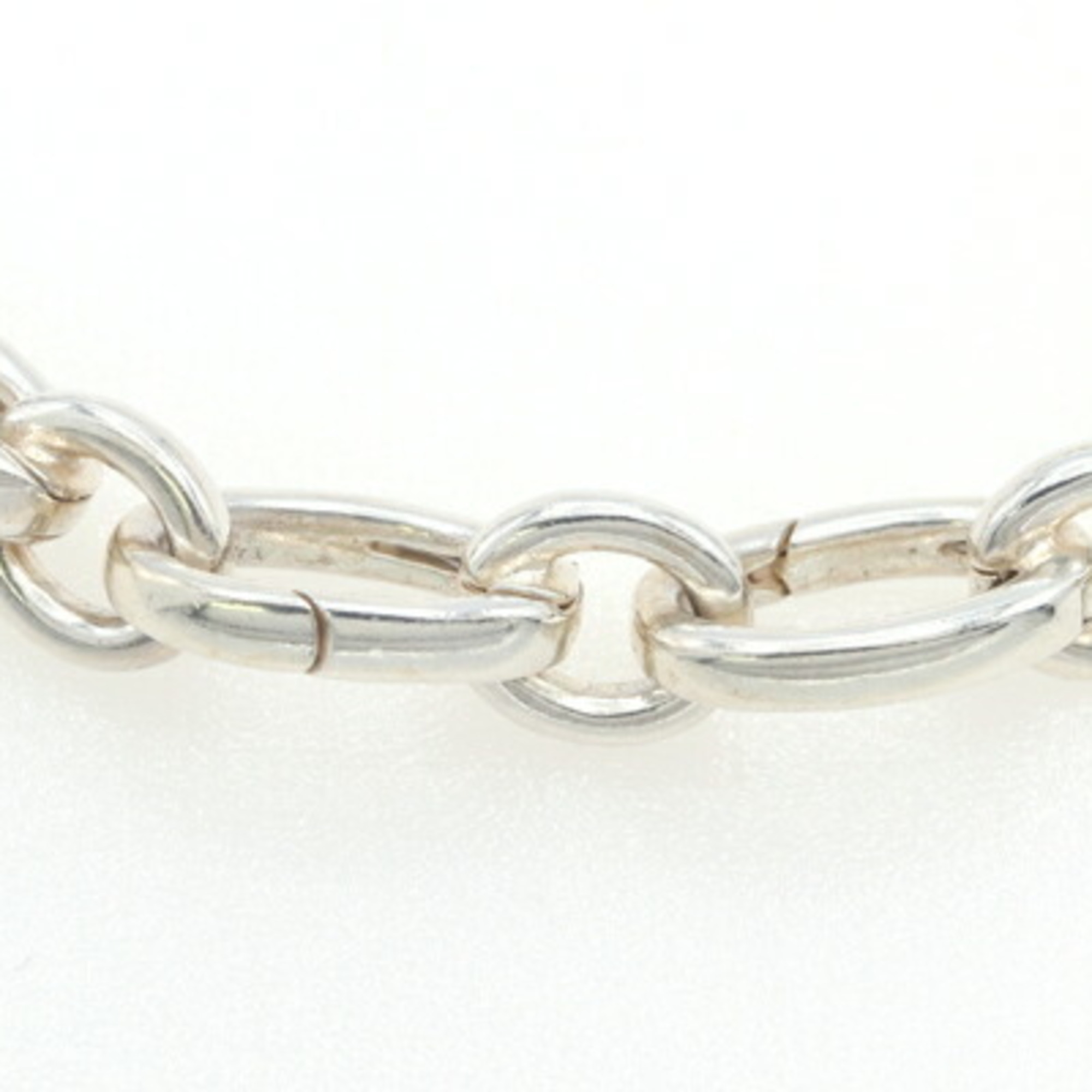Tiffany clasp link SV sterling silver 925 chain bangl RN0000029