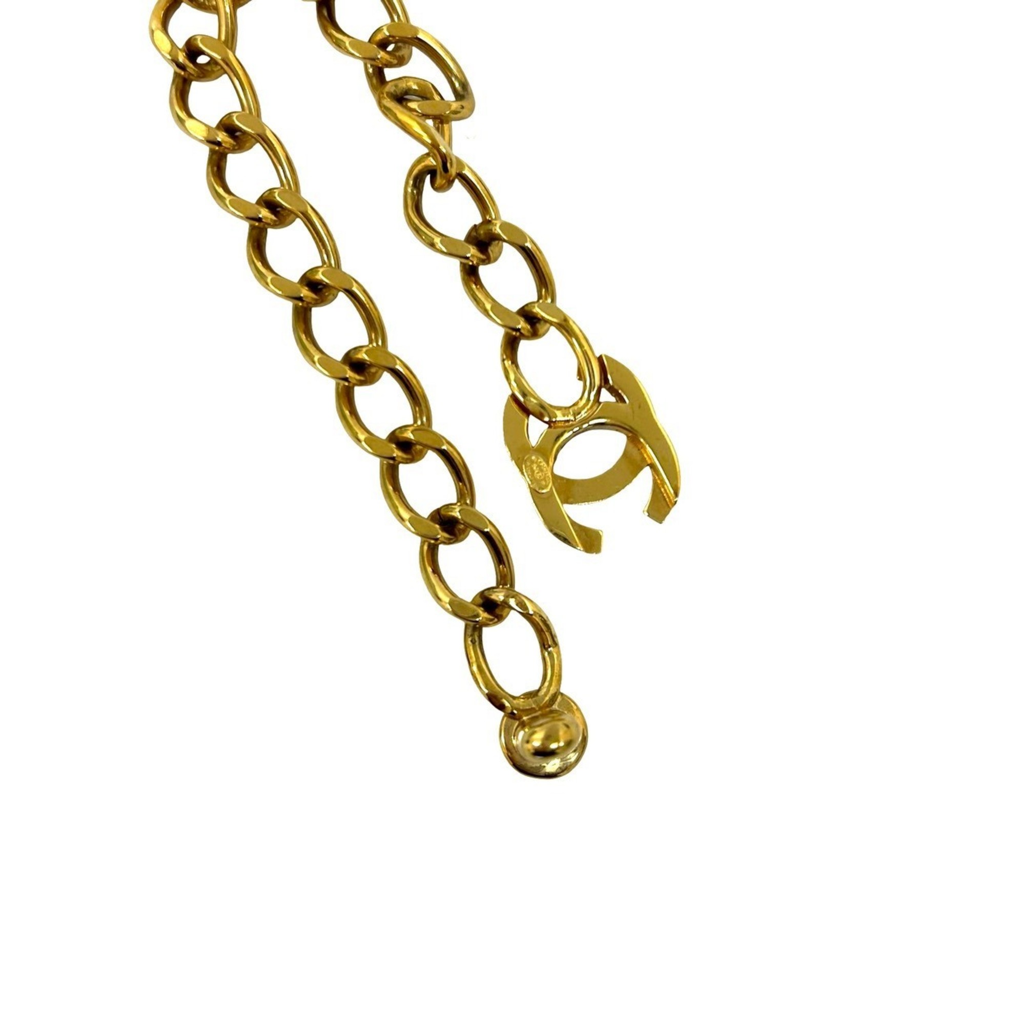 Chanel Coco Mark Turnlock Motif GP Chain Bracelet RN0000032