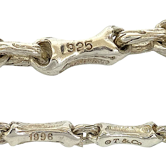 Tiffany Tiffany Bamboo Sterling Silver Bracelet RN0000040 Tiffany Tiffany Bamboo Sterling Silver Bracelet RN0000040