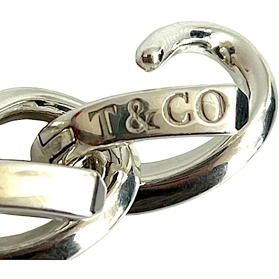 Tiffany Tiffany Forge Large Link Sterling Silver RN0000042 Tiffany Tiffany Forge Large Link Sterling Silver RN0000042