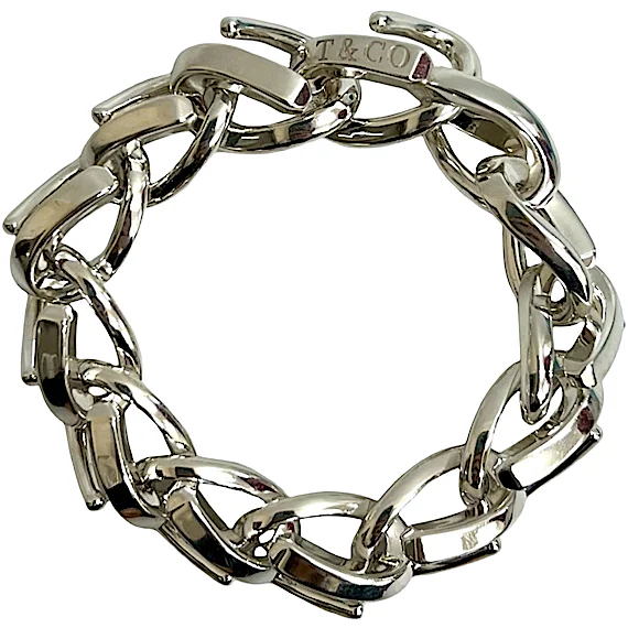 Tiffany Tiffany Forge Large Link Sterling Silver RN0000042 Tiffany Tiffany Forge Large Link Sterling Silver RN0000042