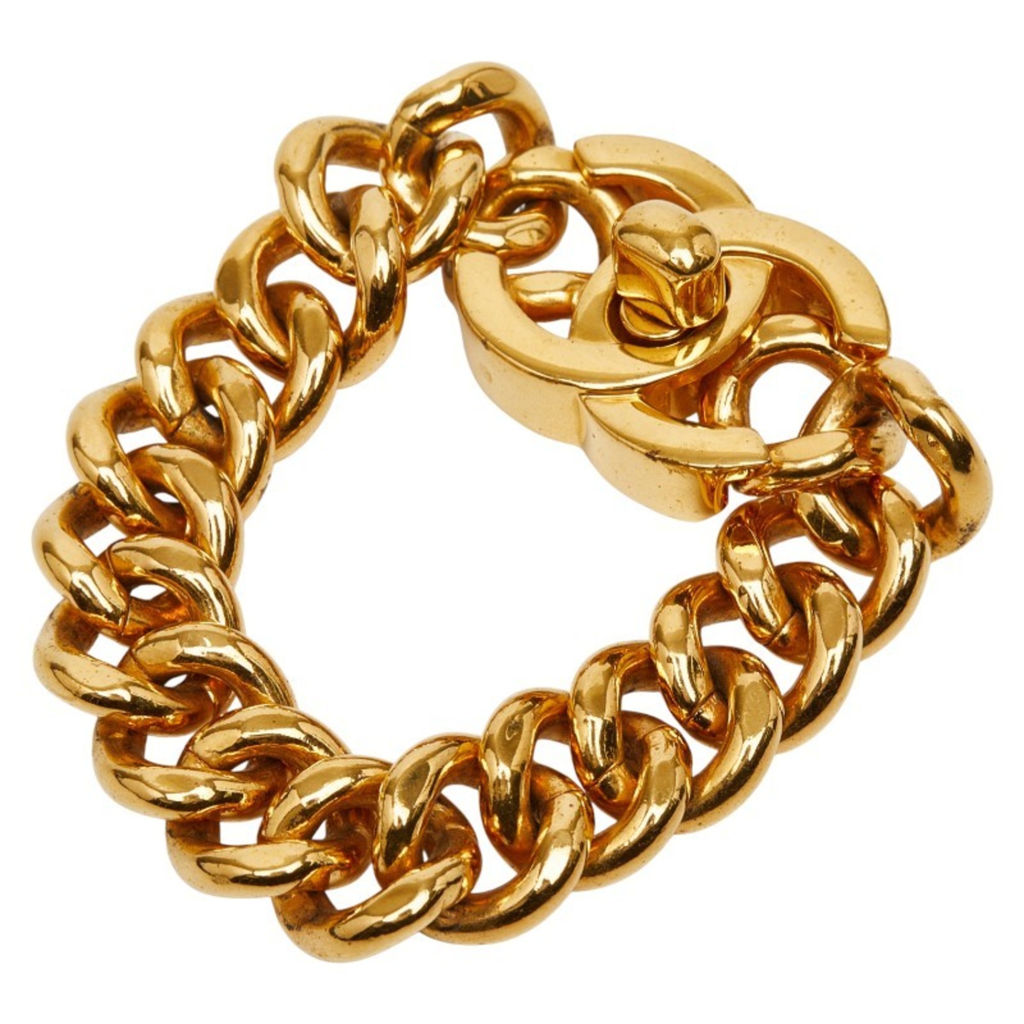 Chanel Coco Mark Turn Lock Vintage Bracelet RN0000061