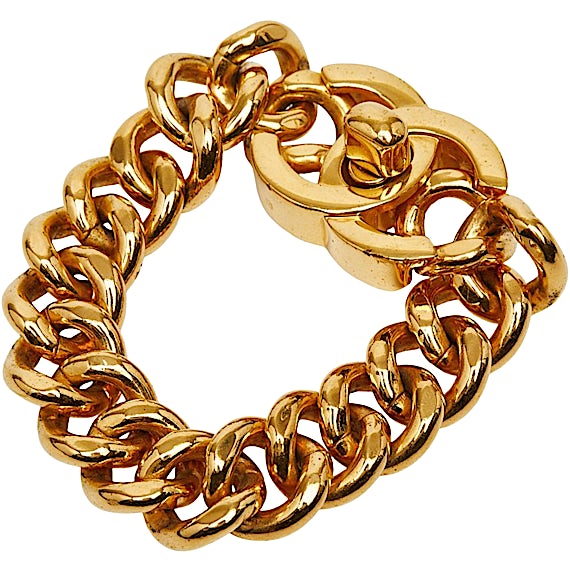Chanel Coco Mark Turn Lock Vintage Bracelet RN0000061 Chanel Coco Mark Turn Lock Vintage Bracelet RN0000061
