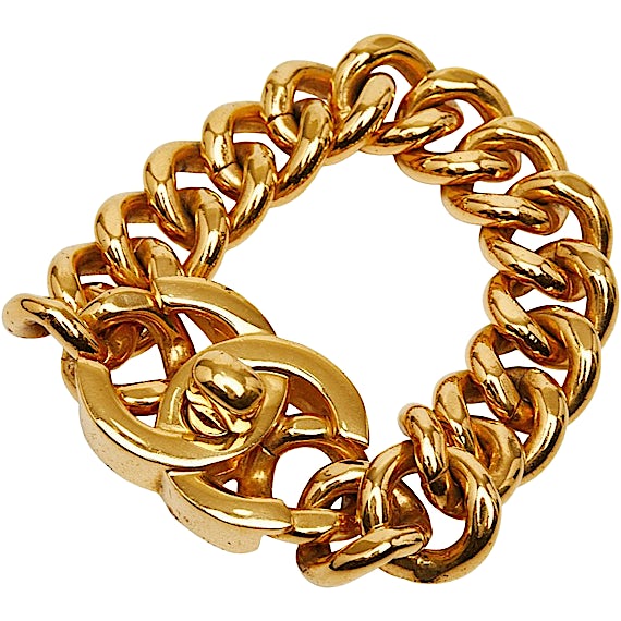 Chanel Coco Mark Turn Lock Vintage Bracelet RN0000061 Chanel Coco Mark Turn Lock Vintage Bracelet RN0000061