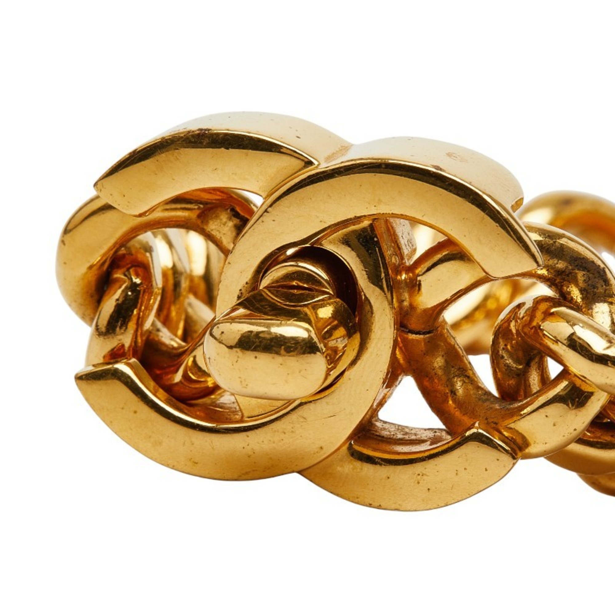 Chanel Coco Mark Turn Lock Vintage Bracelet RN0000061