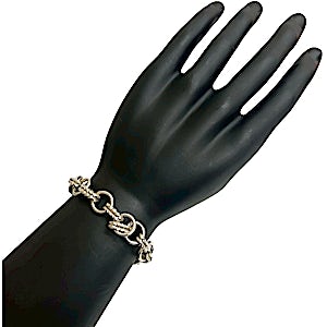 Hermès 60s Silver 800 Chain Bracelet/Bangle RN0000064 Hermès 60s Silver 800 Chain Bracelet/Bangle RN0000064