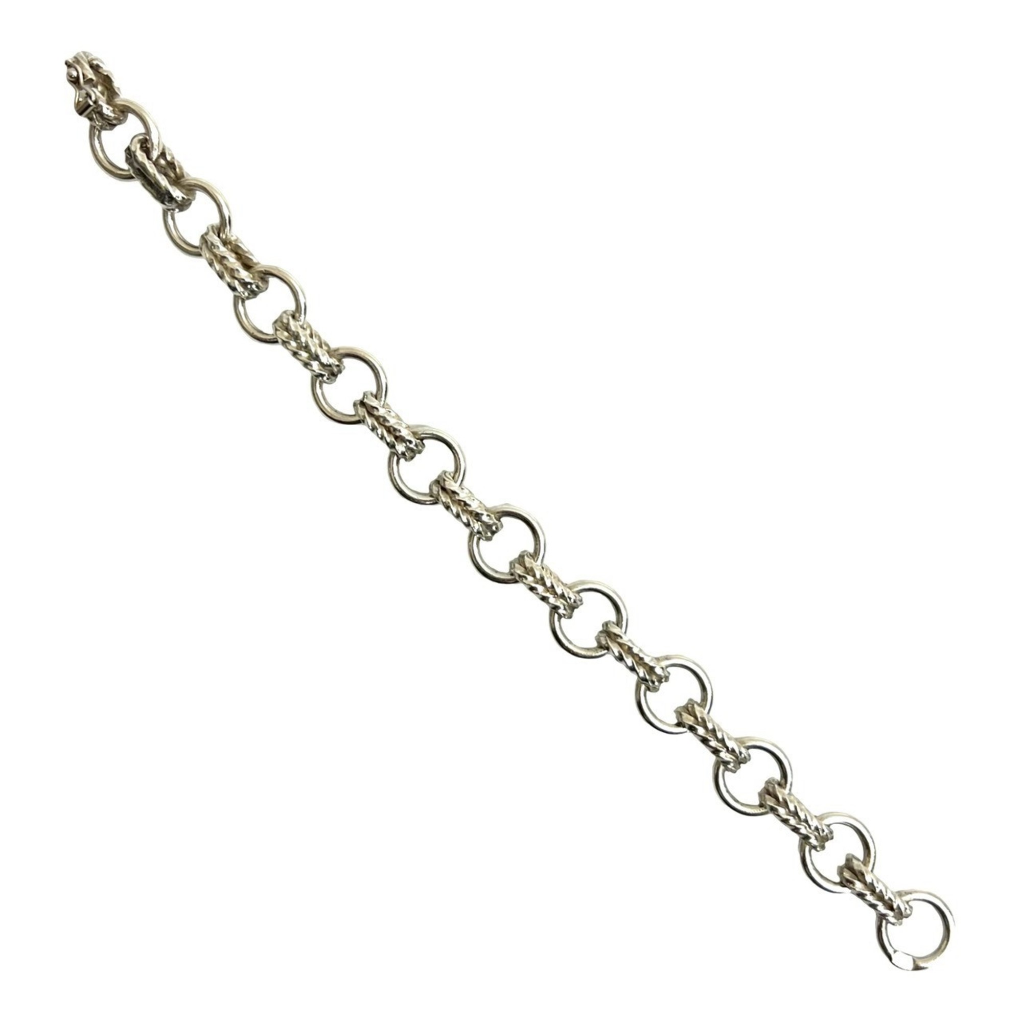 Hermès 60s Silver 800 Chain Bracelet/Bangle RN0000064