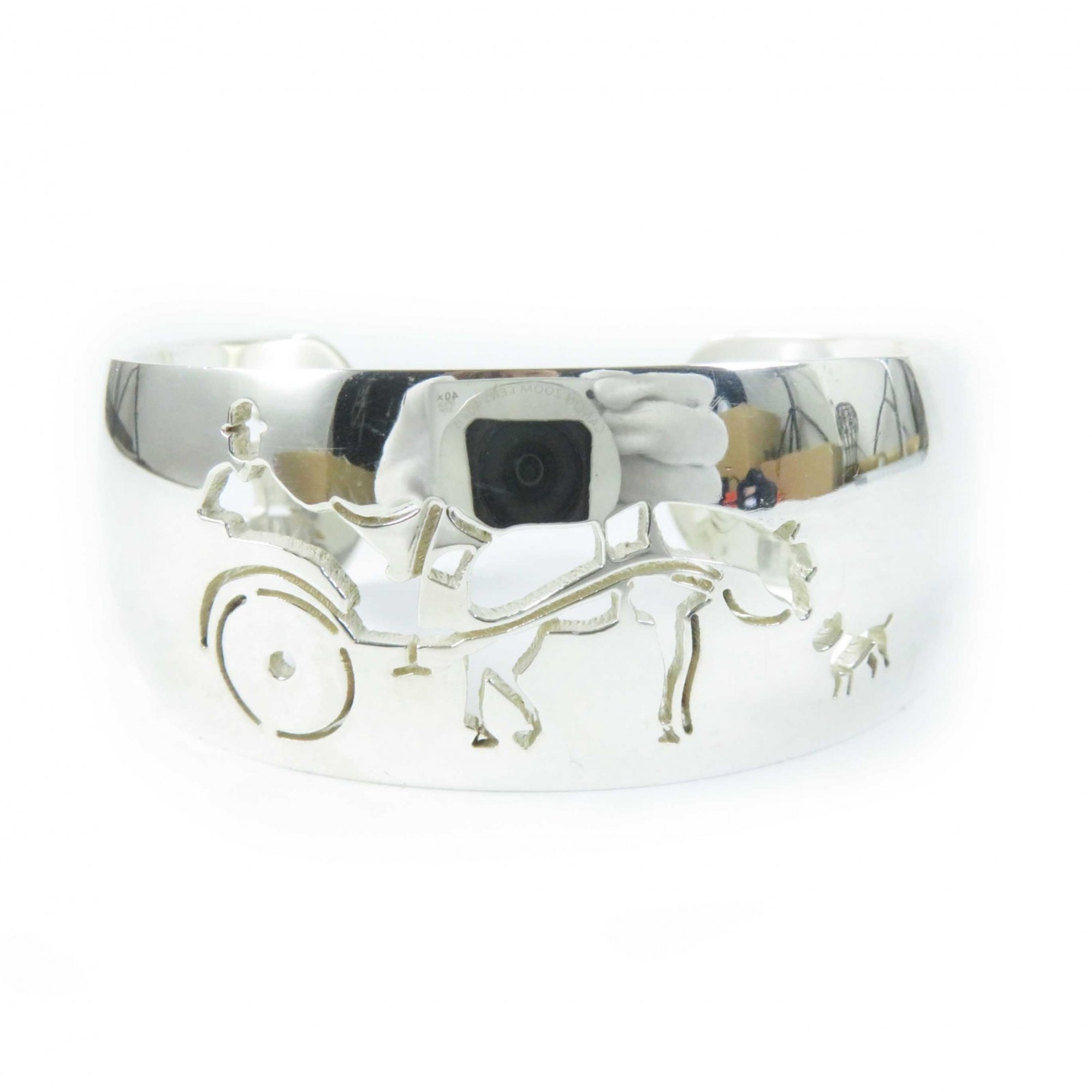 Hermès Vintage Carriage Dog Bracelet/Bangle RN0000070