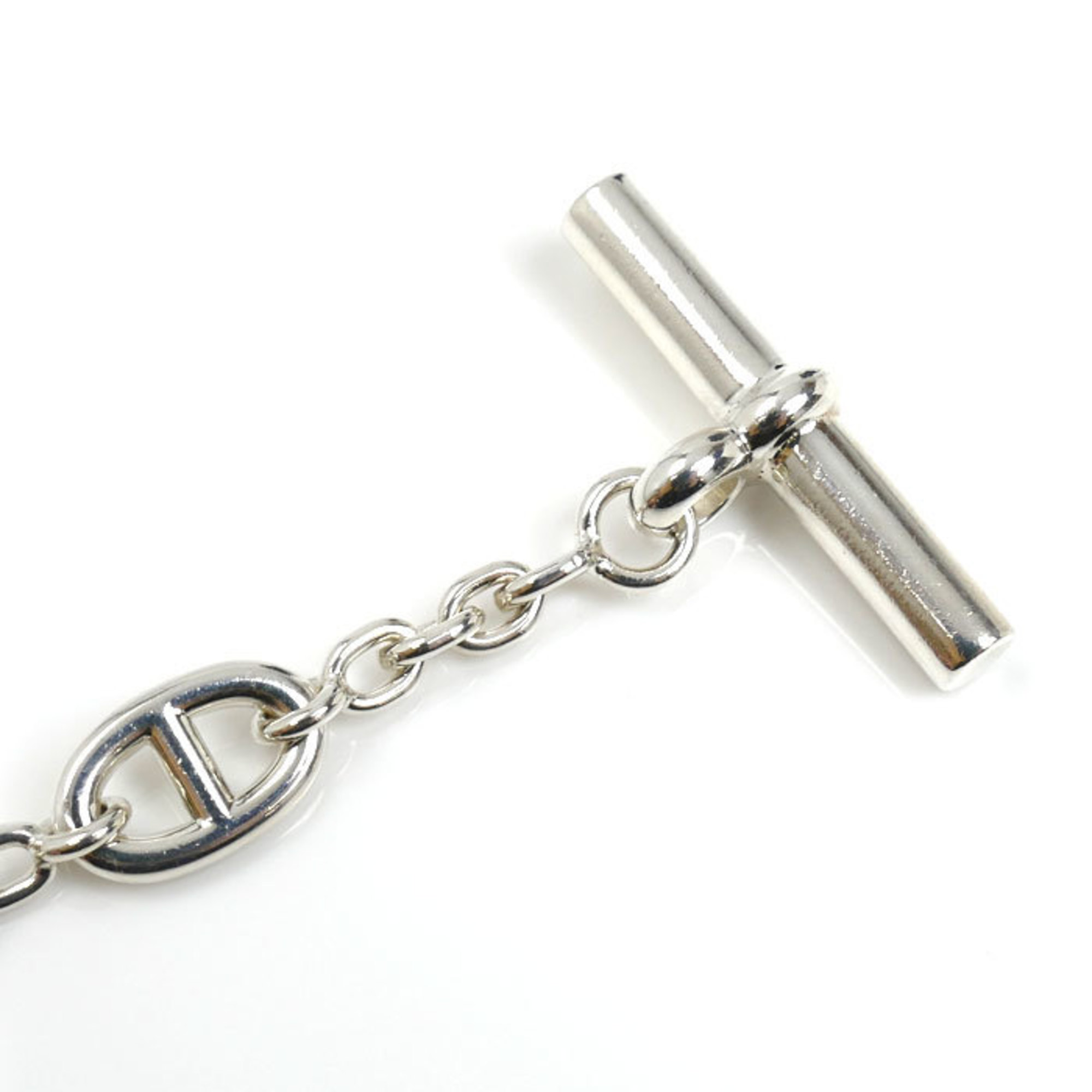 Hermès Sterling Silver Farandole SH Bracelet RN0000072