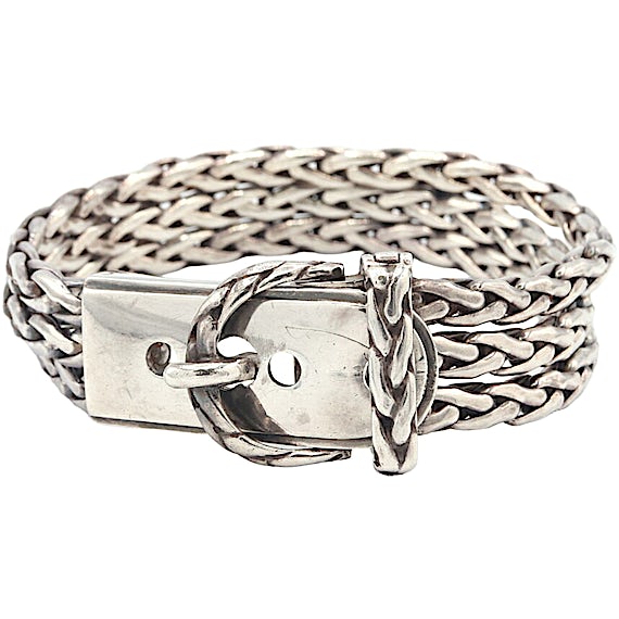 Hermès Hermès Diane SV Sterling Silver 925 Bangle RN0000079 Hermès Hermès Diane SV Sterling Silver 925 Bangle RN0000079