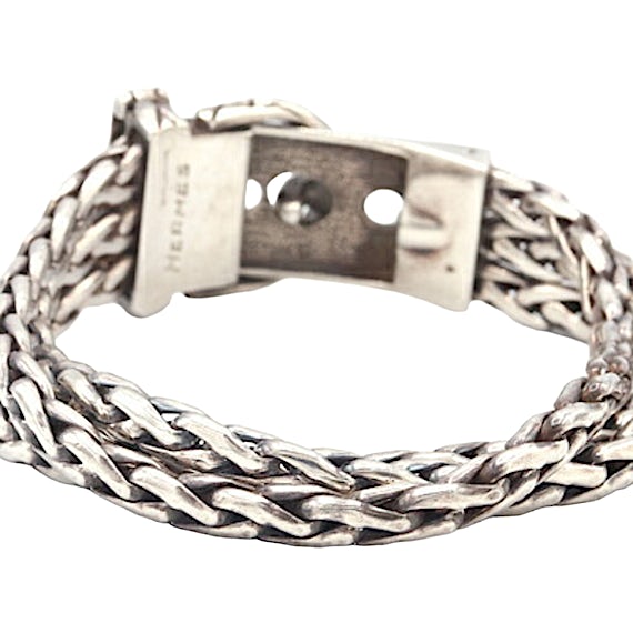 Hermès Hermès Diane SV Sterling Silver 925 Bangle RN0000079 Hermès Hermès Diane SV Sterling Silver 925 Bangle RN0000079