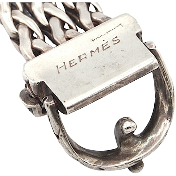 Hermès Hermès Diane SV Sterling Silver 925 Bangle RN0000079 Hermès Hermès Diane SV Sterling Silver 925 Bangle RN0000079