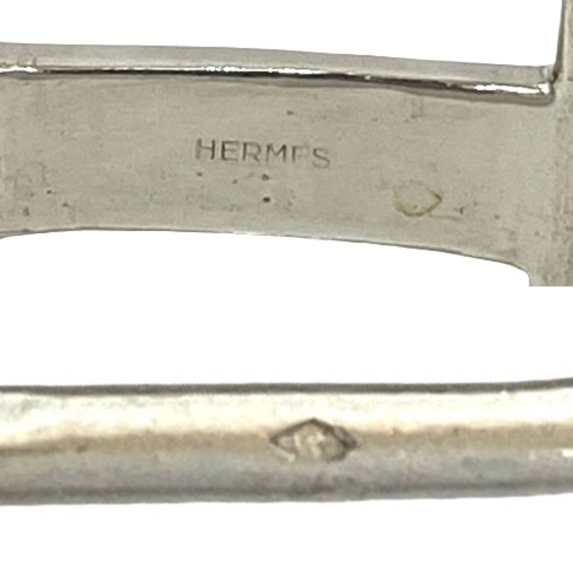 Hermès HERMES H logo silver 800 bracelet/bangle RN0000113