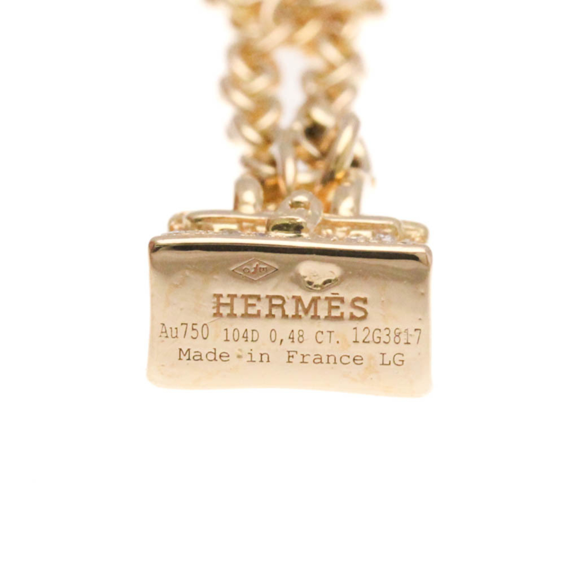 Hermès Amulettes Kelly Diamond Bracelet RN0000128