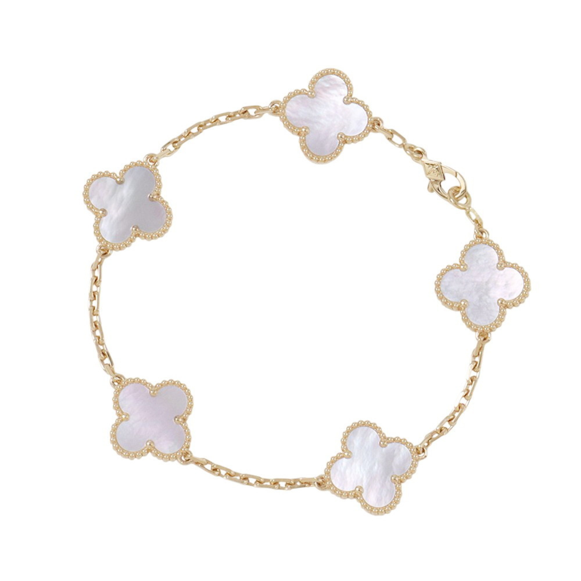 Van Cleef & Arpels Alhambra 5-Motif Bracelet RN0000139