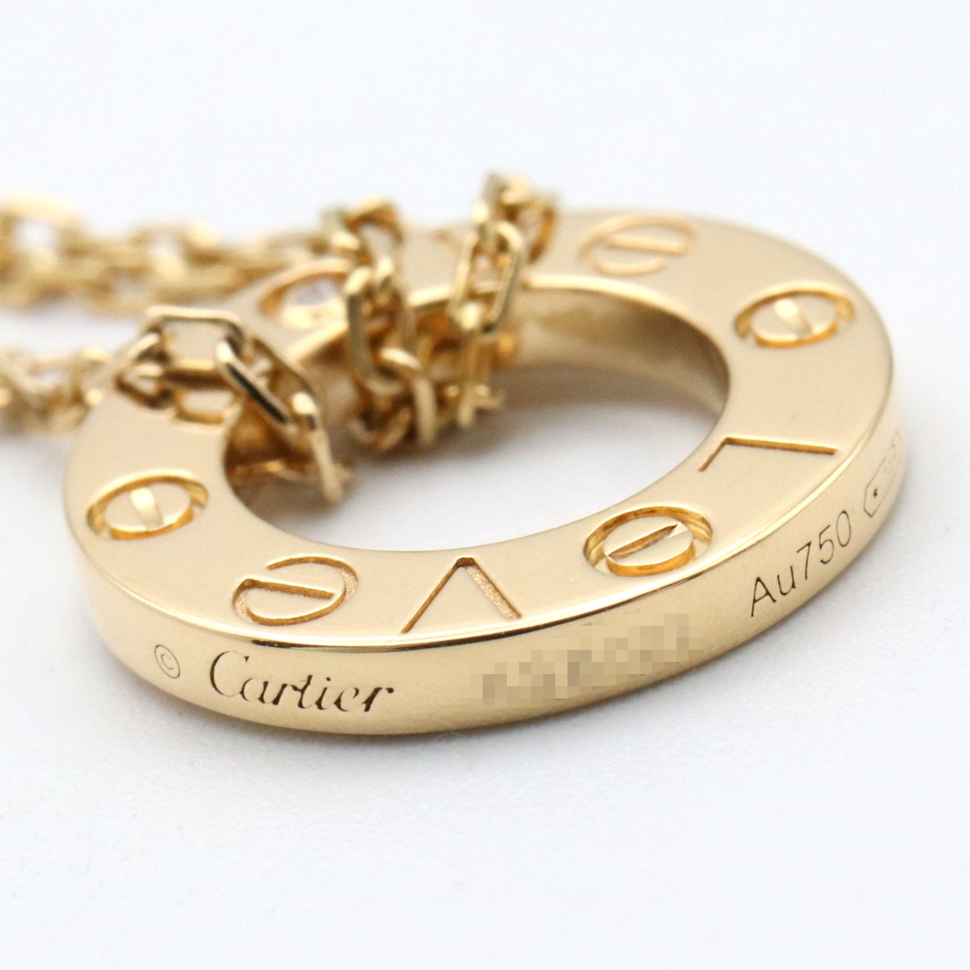 Cartier Love Circle Bracelet, 1PD, 18K Yellow Gold RN0000143