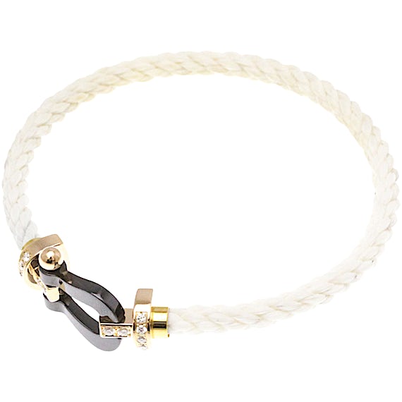 Fred Force 10 LM Large Size Half Diamond Pink Gold RN0000152 Fred Force 10 LM Large Size Half Diamond Pink Gold RN0000152