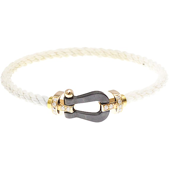 Fred Force 10 LM Large Size Half Diamond Pink Gold RN0000152 Fred Force 10 LM Large Size Half Diamond Pink Gold RN0000152