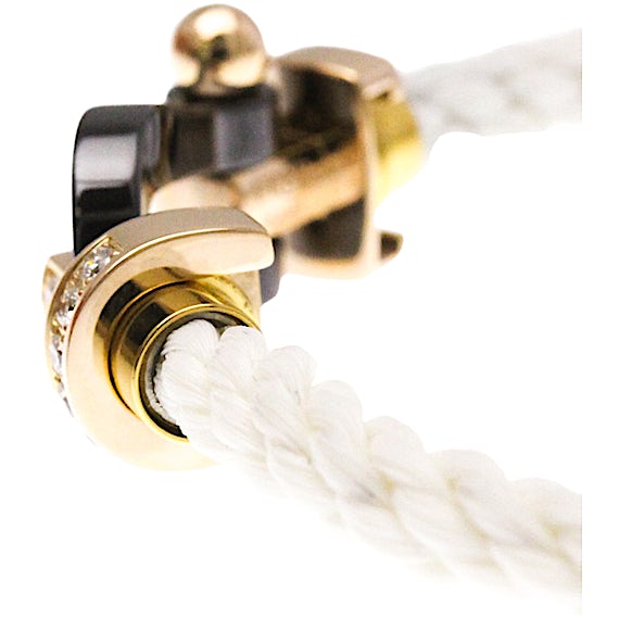 Fred Force 10 LM Large Size Half Diamond Pink Gold RN0000152 Fred Force 10 LM Large Size Half Diamond Pink Gold RN0000152