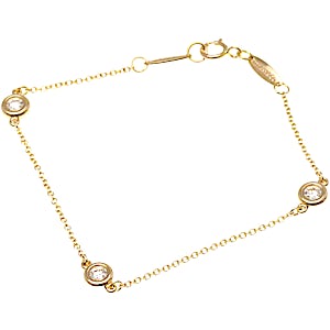 Tiffany Tiffany By The Yard Bracelet 3P Diamond RN0000158 Tiffany Tiffany By The Yard Bracelet 3P Diamond RN0000158