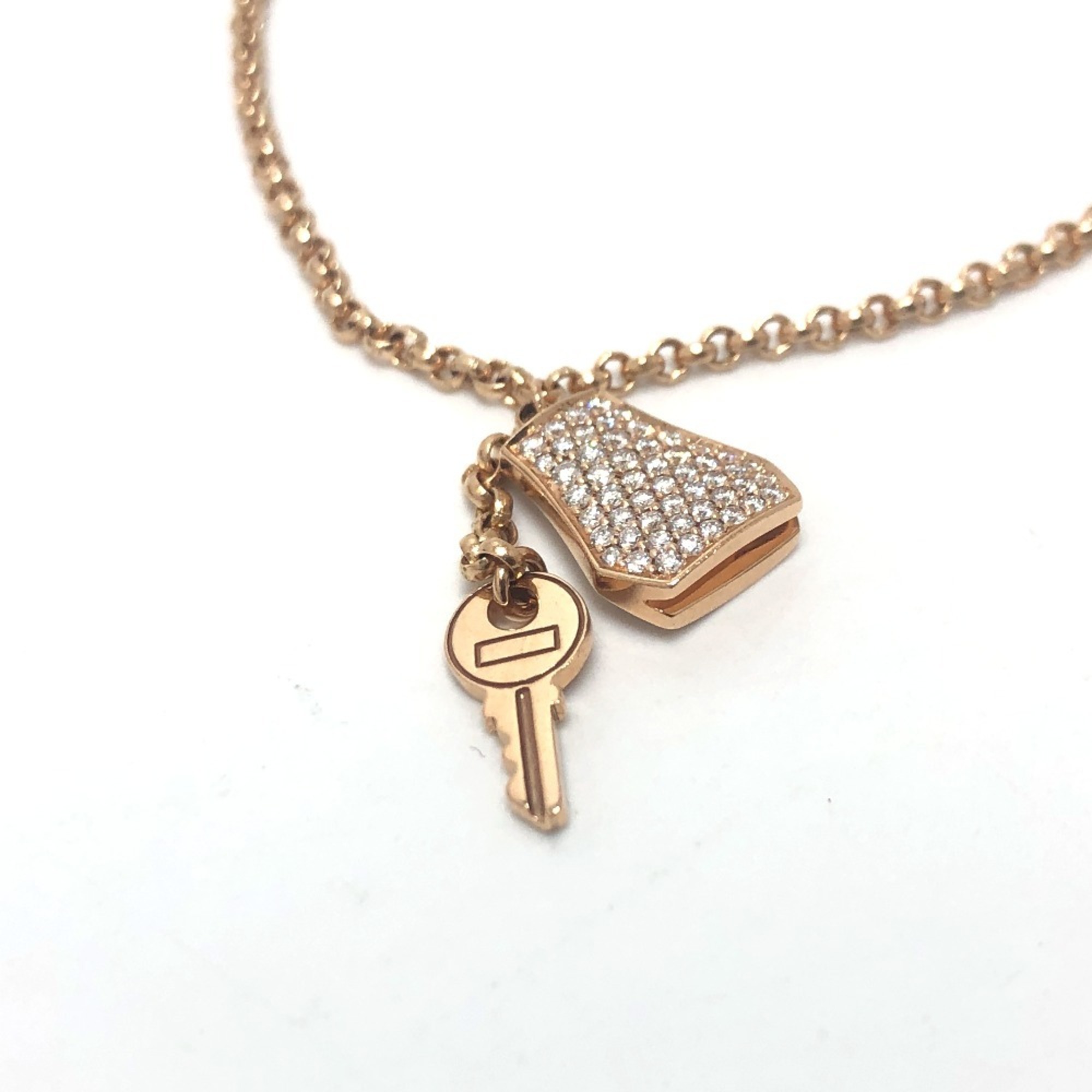 Hermès Kelly Crochet Diamond Chain Bracelet RN0000182