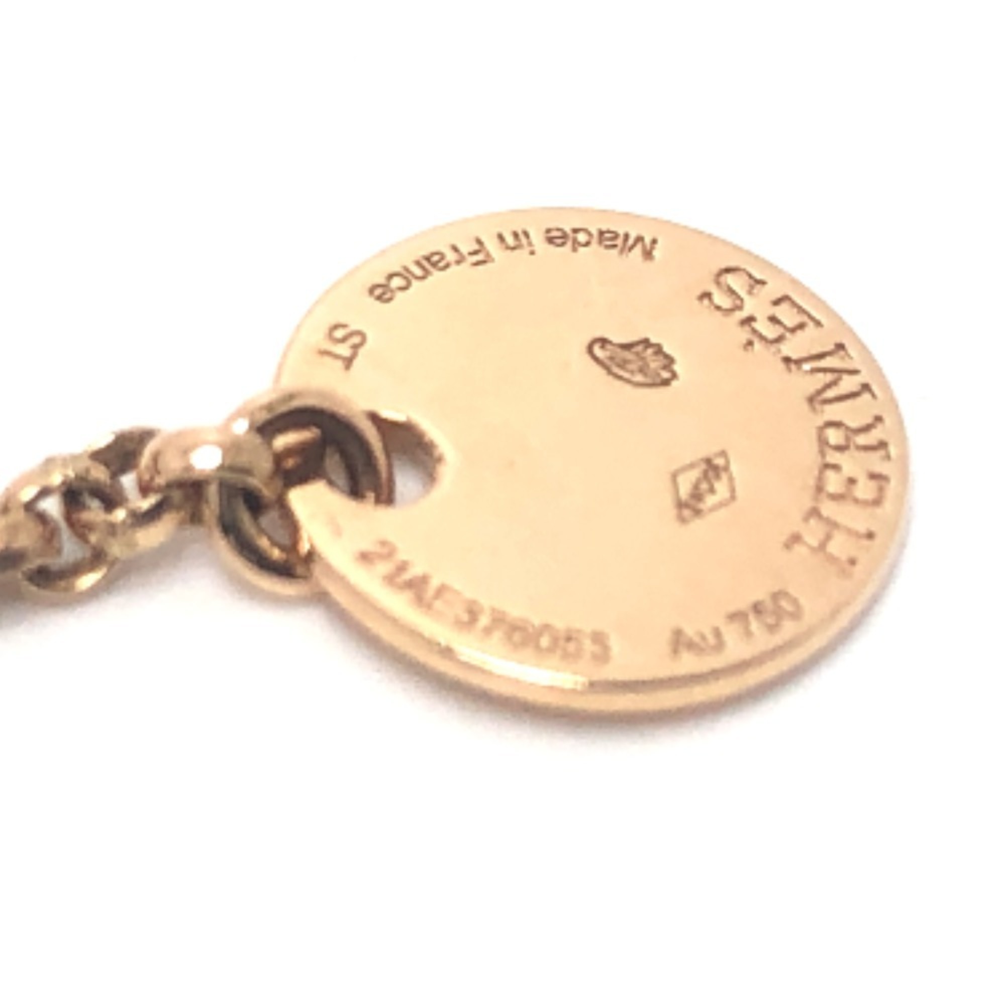 Hermès Kelly Crochet Diamond Chain Bracelet RN0000182