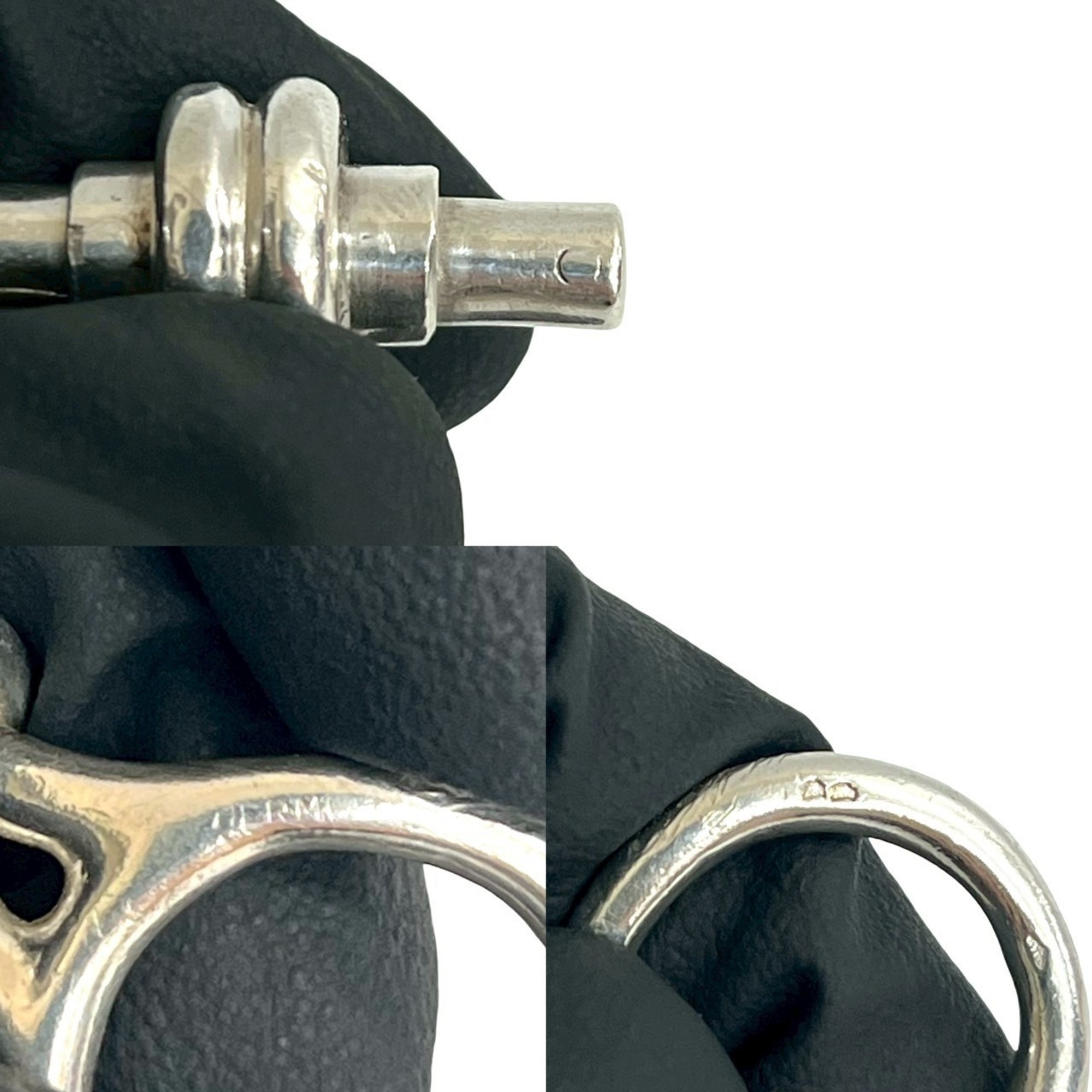 Hermès 925 Sterling Silver Bracelet Chain Bangle RN0000184