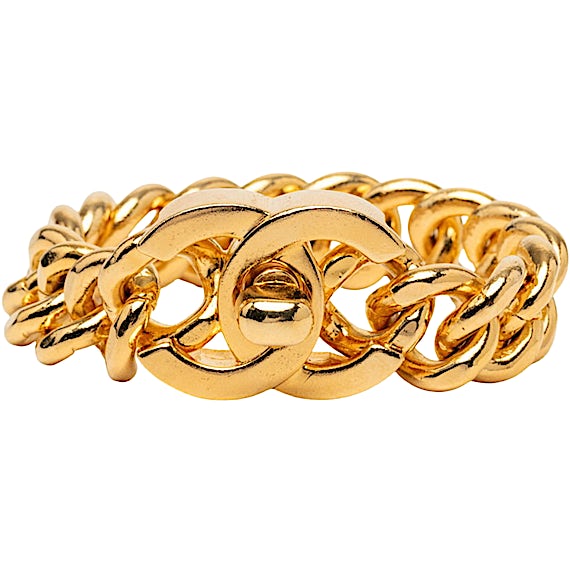 Chanel Coco Mark Turn Lock Vintage Bracelet RN0000195 Chanel Coco Mark Turn Lock Vintage Bracelet RN0000195