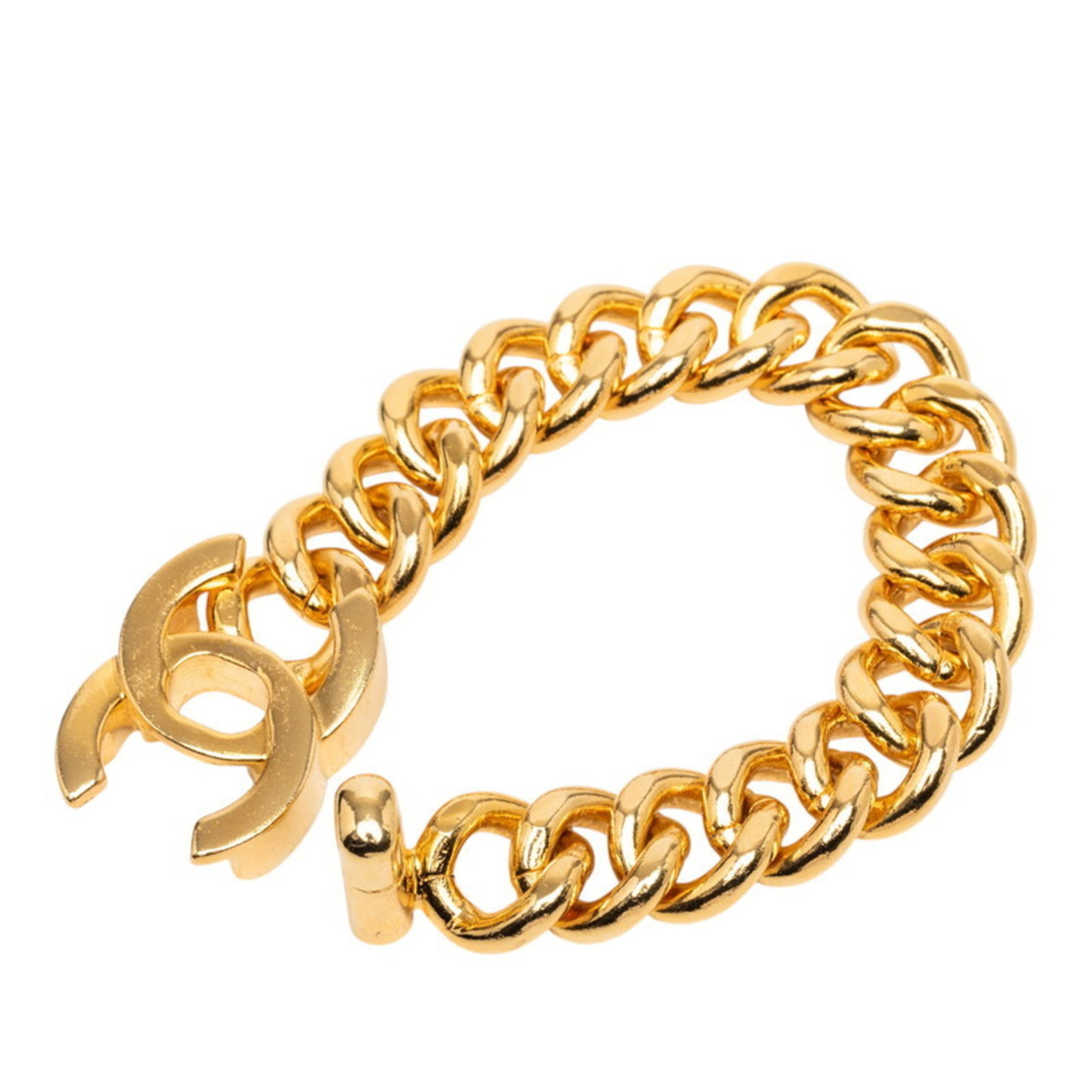 Chanel Coco Mark Turn Lock Vintage Bracelet RN0000195