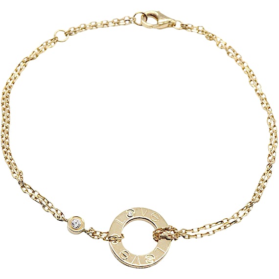 Cartier Love Circle Bracelet 2PD RN0000208 Cartier Love Circle Bracelet 2PD RN0000208