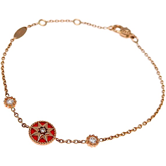 Christian Dior Rose Devant Diamond Women's Bracelet RN0000209 Christian Dior Rose Devant Diamond Women's Bracelet RN0000209