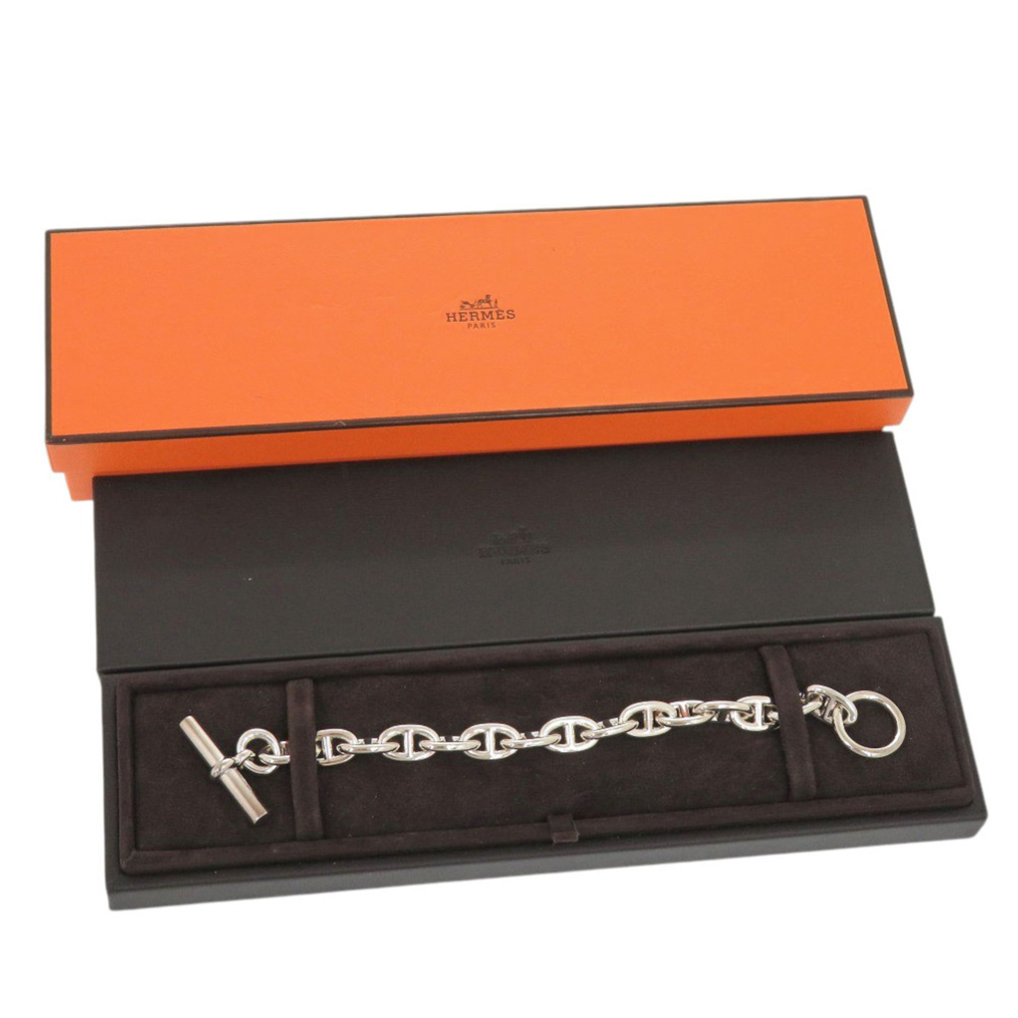 Hermès Chaine d'Ancre MM 15-link Sterling Silver RN0000214
