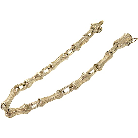 Tiffany Tiffany Bamboo Motif Silver 925 Bracelet RN0000216 Tiffany Tiffany Bamboo Motif Silver 925 Bracelet RN0000216