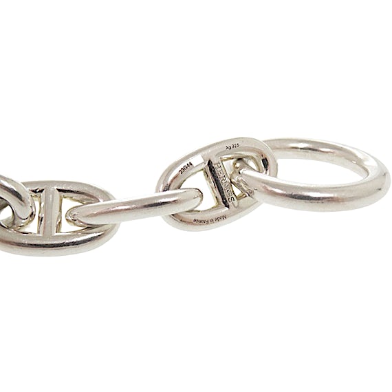 Hermès Chaine d'Ancre MM 14-link Sterling Silver RN0000220 Hermès Chaine d'Ancre MM 14-link Sterling Silver RN0000220