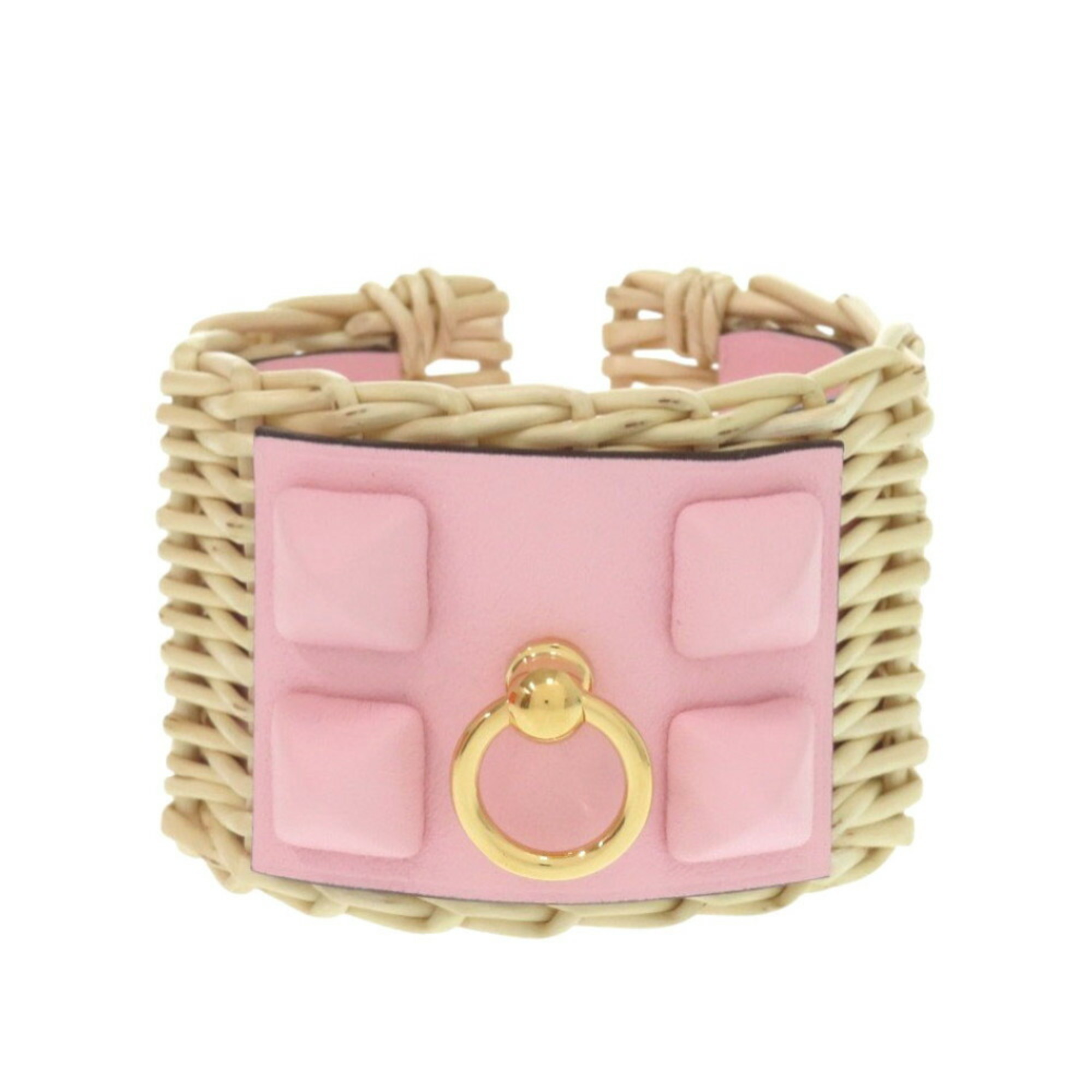 Hermès Medor Picnic Swift Leather Rose Sakura Bracel RN0000241