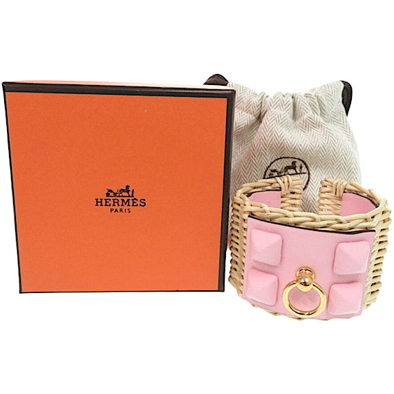 Hermès Medor Picnic Swift Leather Rose Sakura Bracel RN0000241 Hermès Medor Picnic Swift Leather Rose Sakura Bracel RN0000241