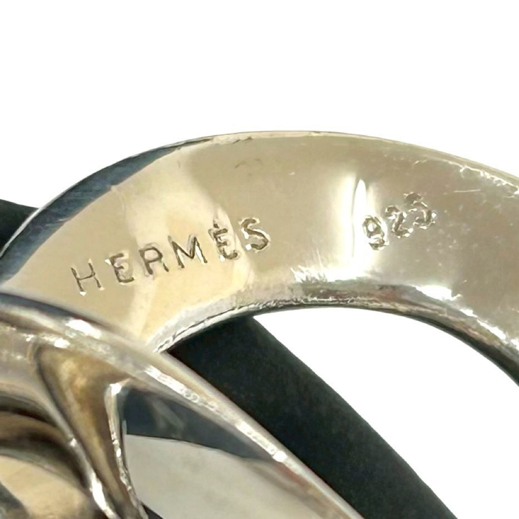 Hermès 925 Sterling Silver Bracelet Bangle Jewelry RN0000250
