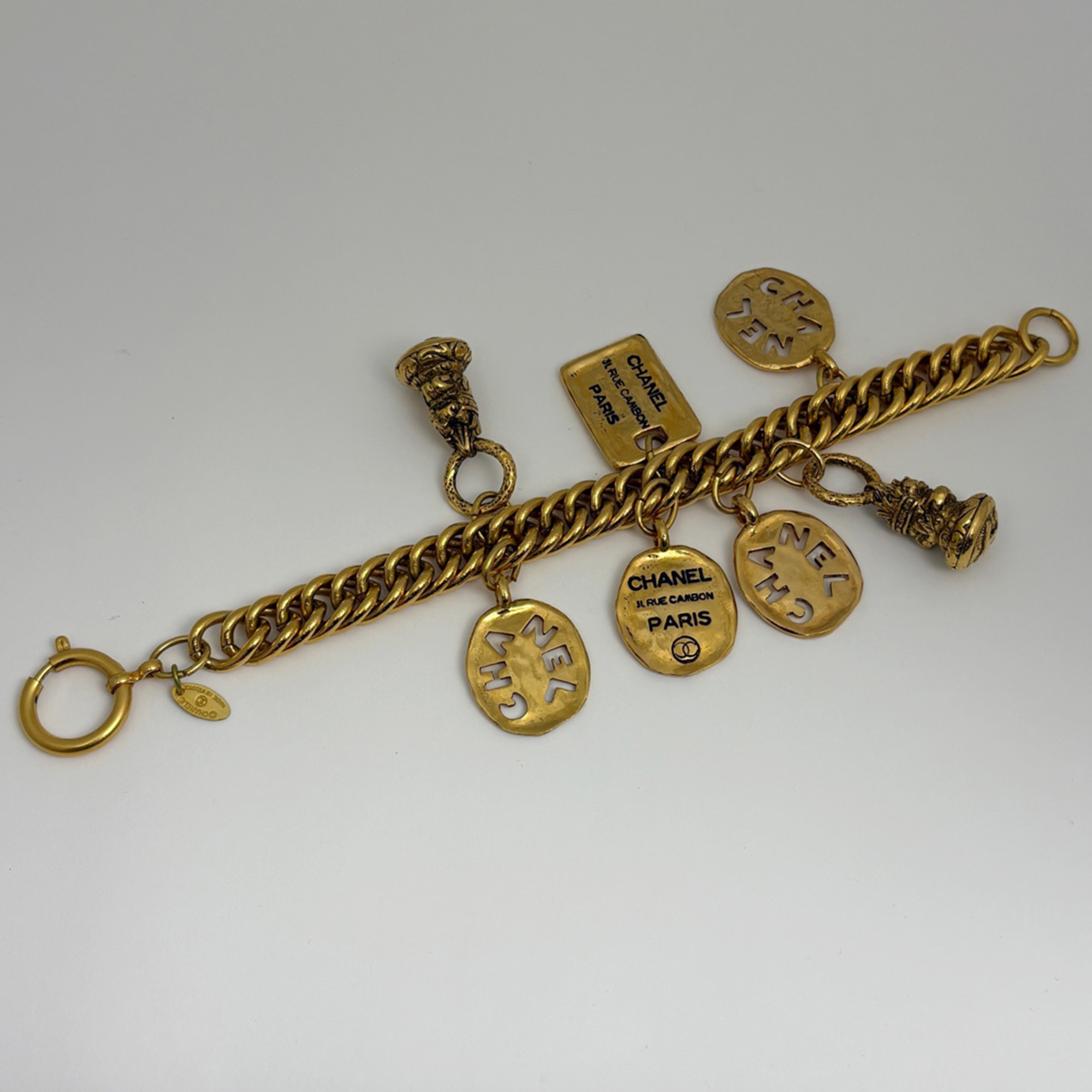 Chanel CHANEL logo charm bracelet RN0000257