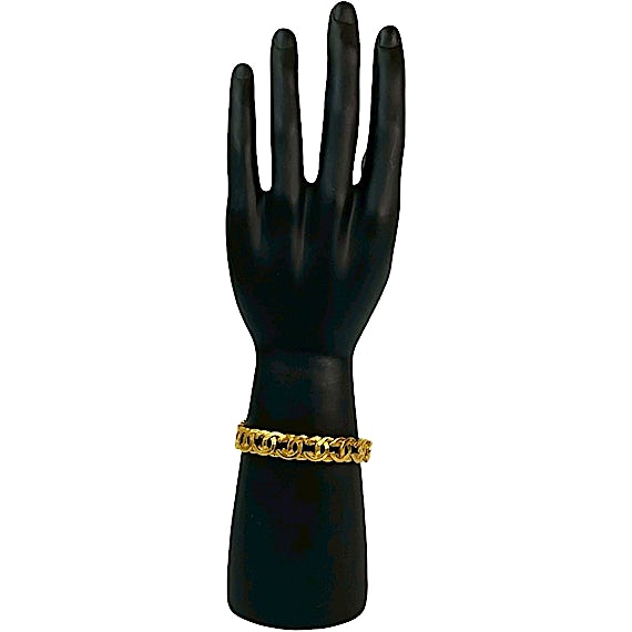 Chanel Coco Mark GP Bracelet Bangle Gold 614-7 RN0000268 Chanel Coco Mark GP Bracelet Bangle Gold 614-7 RN0000268