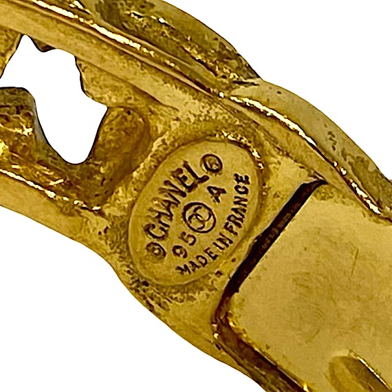 Chanel Coco Mark GP Bracelet Bangle Gold 614-7 RN0000268 Chanel Coco Mark GP Bracelet Bangle Gold 614-7 RN0000268