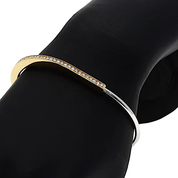 Tiffany Rock Narrow Bangle Large Diamond Bracelet RN0000270 Tiffany Rock Narrow Bangle Large Diamond Bracelet RN0000270