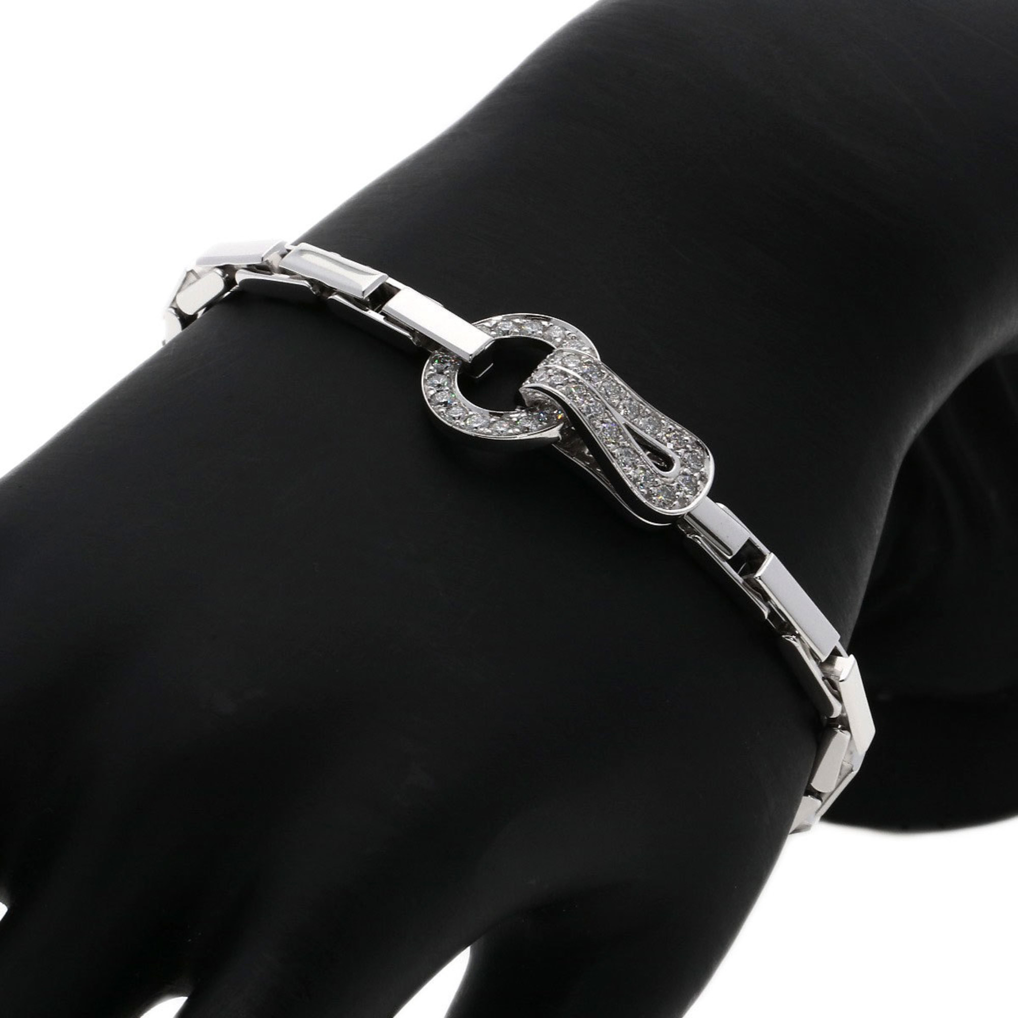 Cartier Agraffe Diamond Bracelet RN0000303