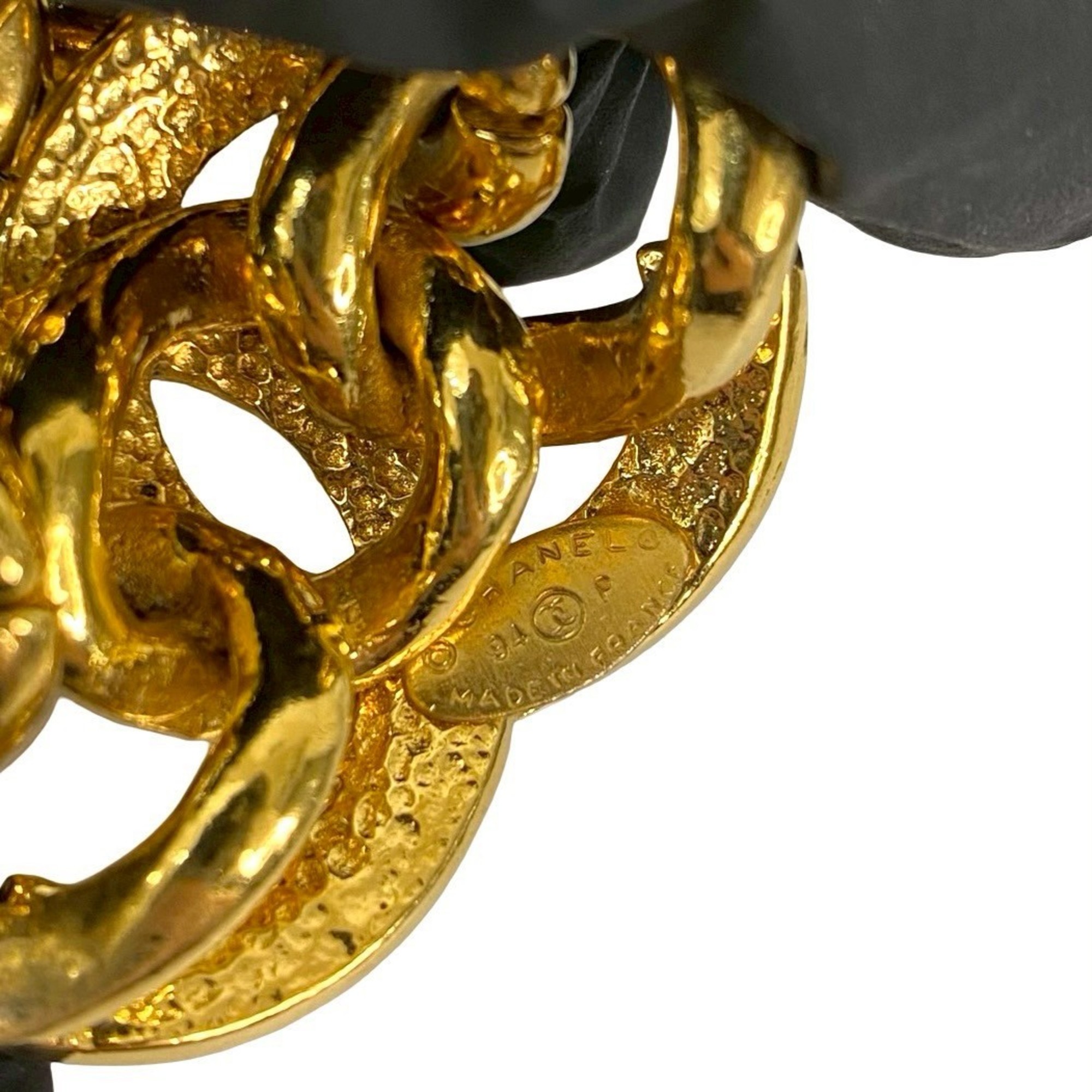 Chanel Coco Mark Motif GP Chain Bracelet Bangle RN0000314