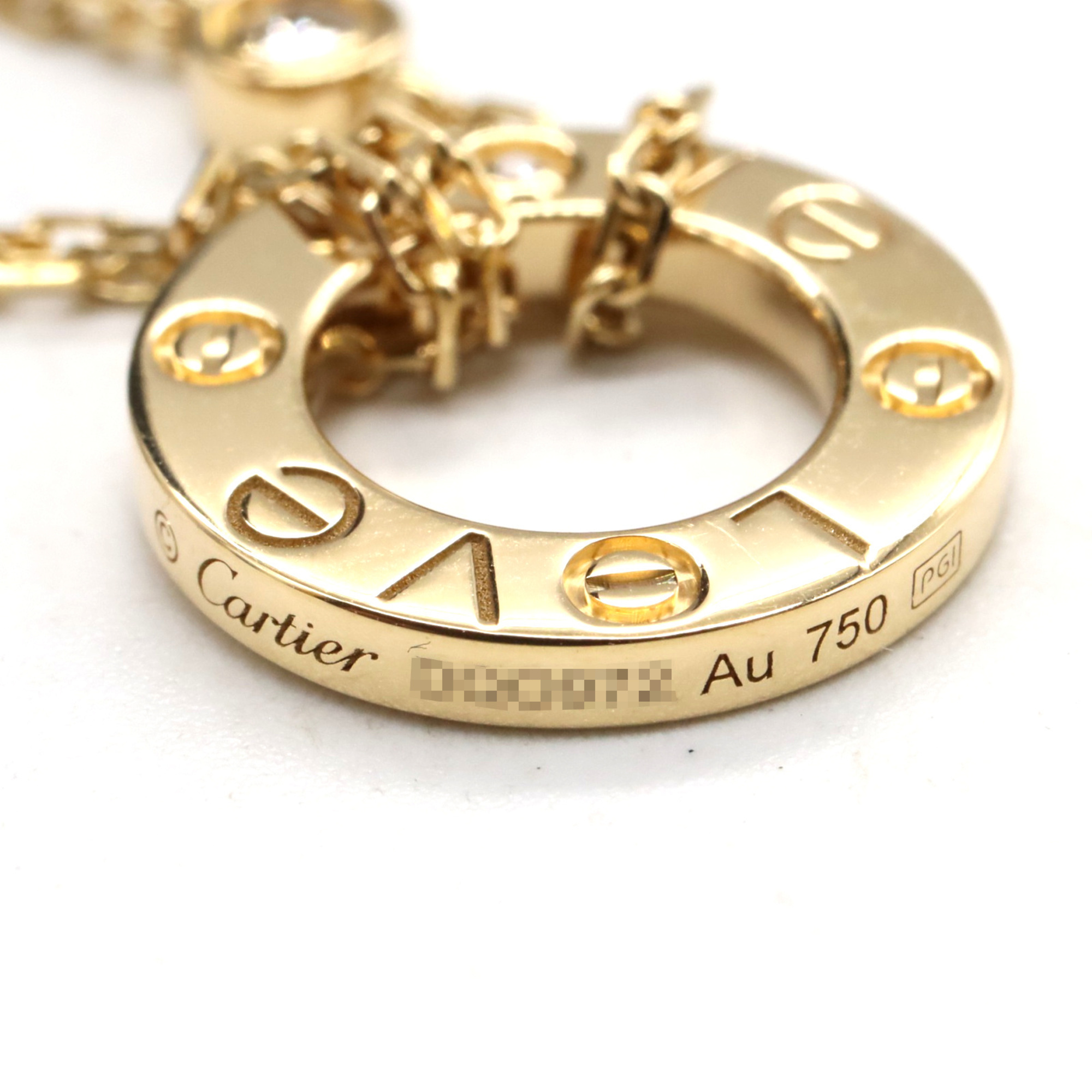 Cartier Love Circle Bracelet 2PD Accessory K18 RN0000329