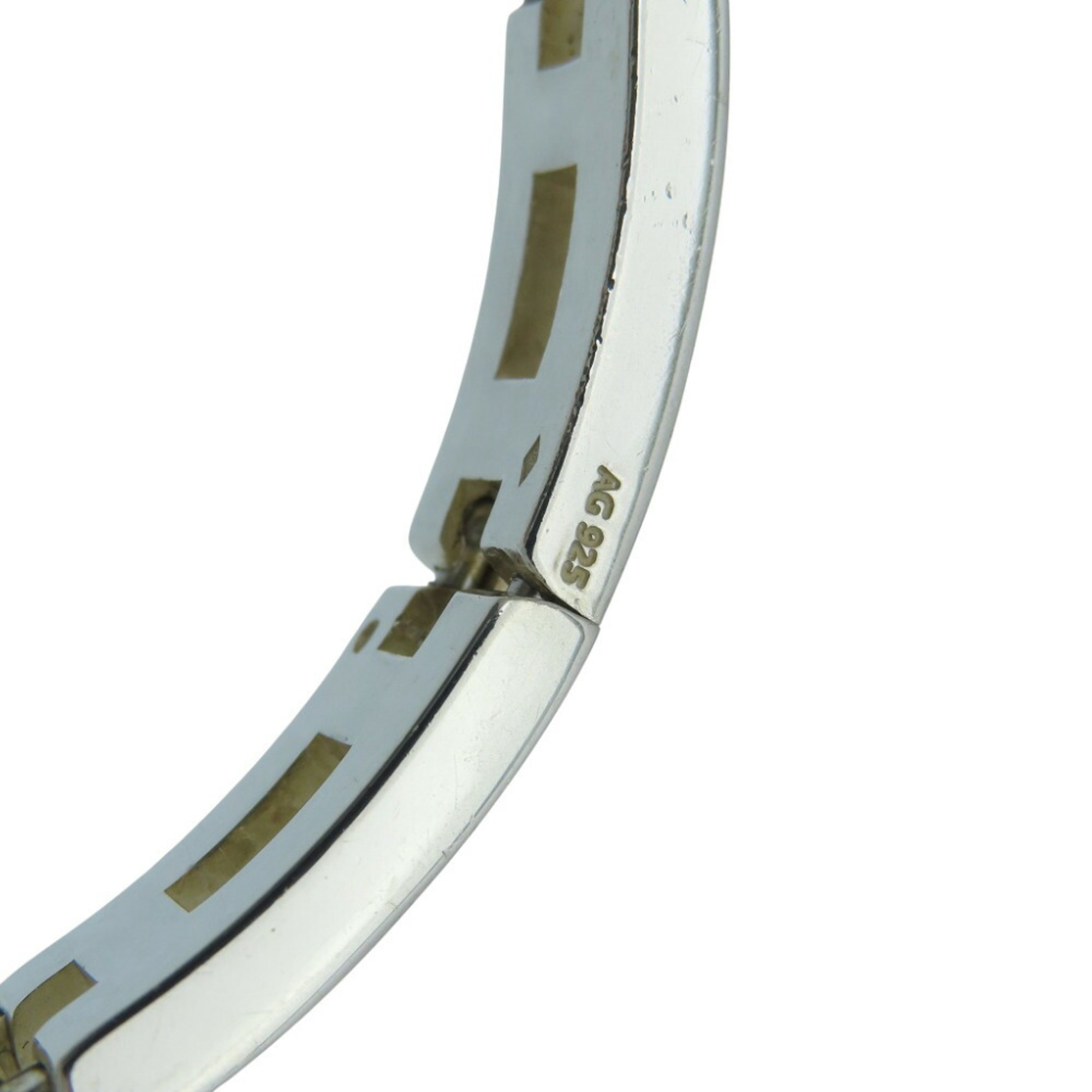 Hermès H motif silver 925 bracelet bangle 0912HERMES RN0000357