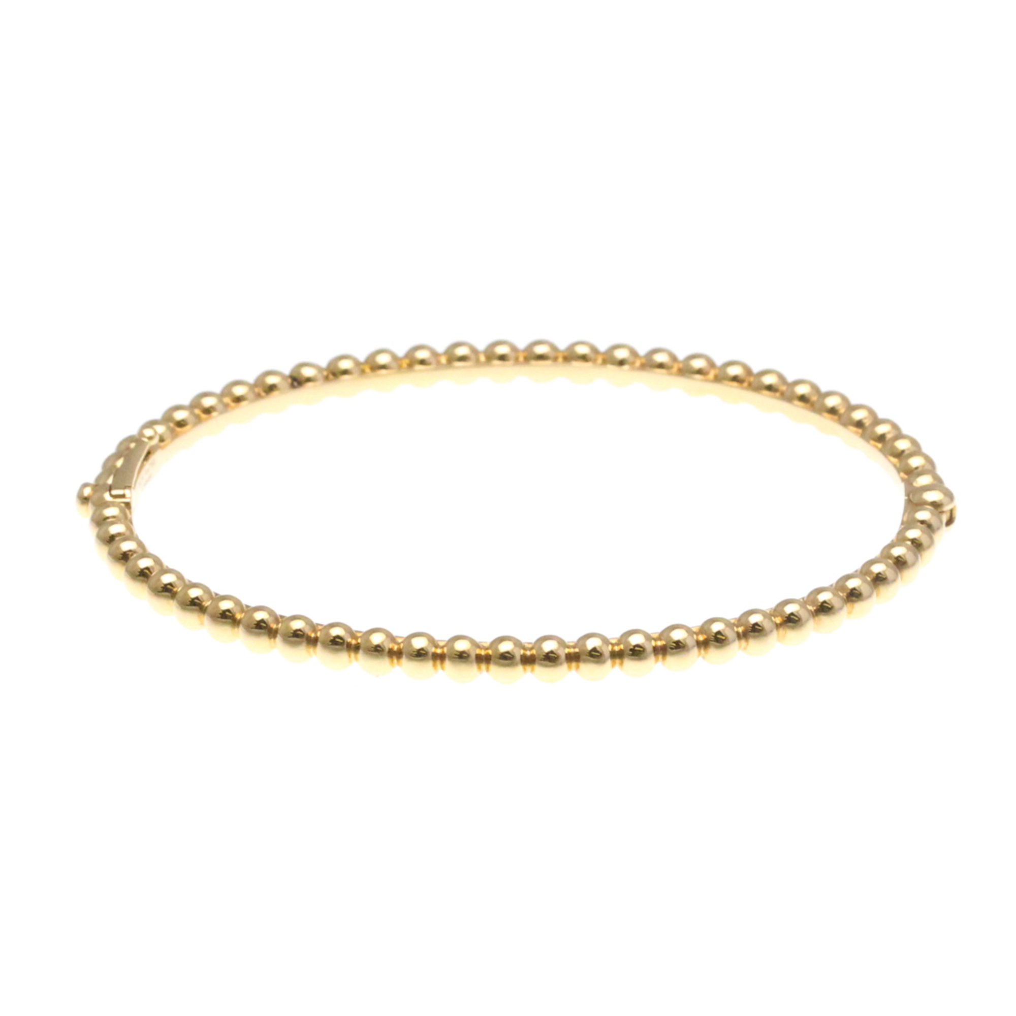 Van Cleef & Arpels Perlee Pink Gold No Stone Charm Bracelet RN0000358