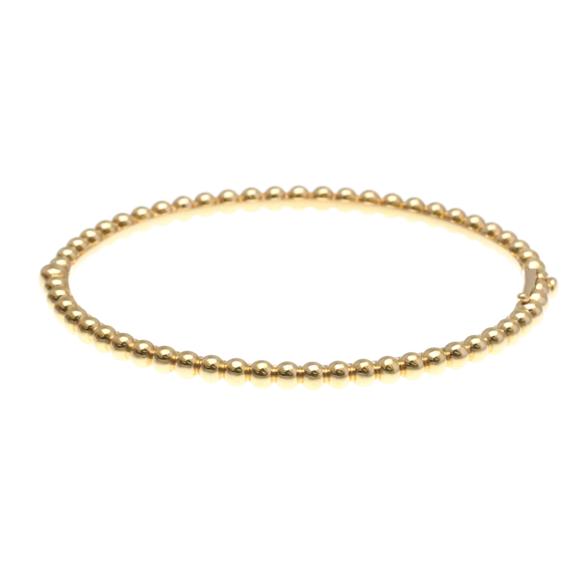 Van Cleef & Arpels Perlee Pink Gold No Stone Charm Bracelet RN0000358